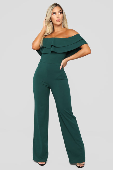 Fashion nova hot sale ruffle jumpsuit