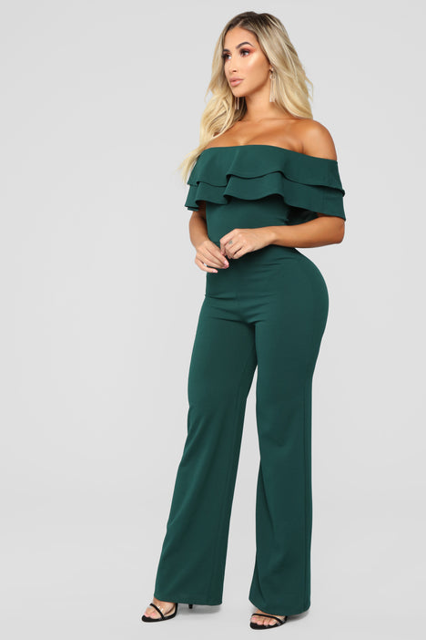 Ready to ruffle jumpsuit fashion nova hotsell