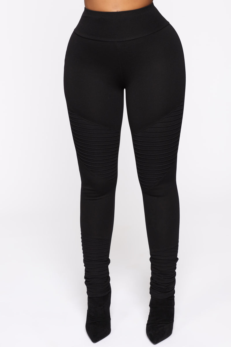 Penelope Ponte Moto Leggings - Black | Fashion Nova, Leggings | Fashion ...