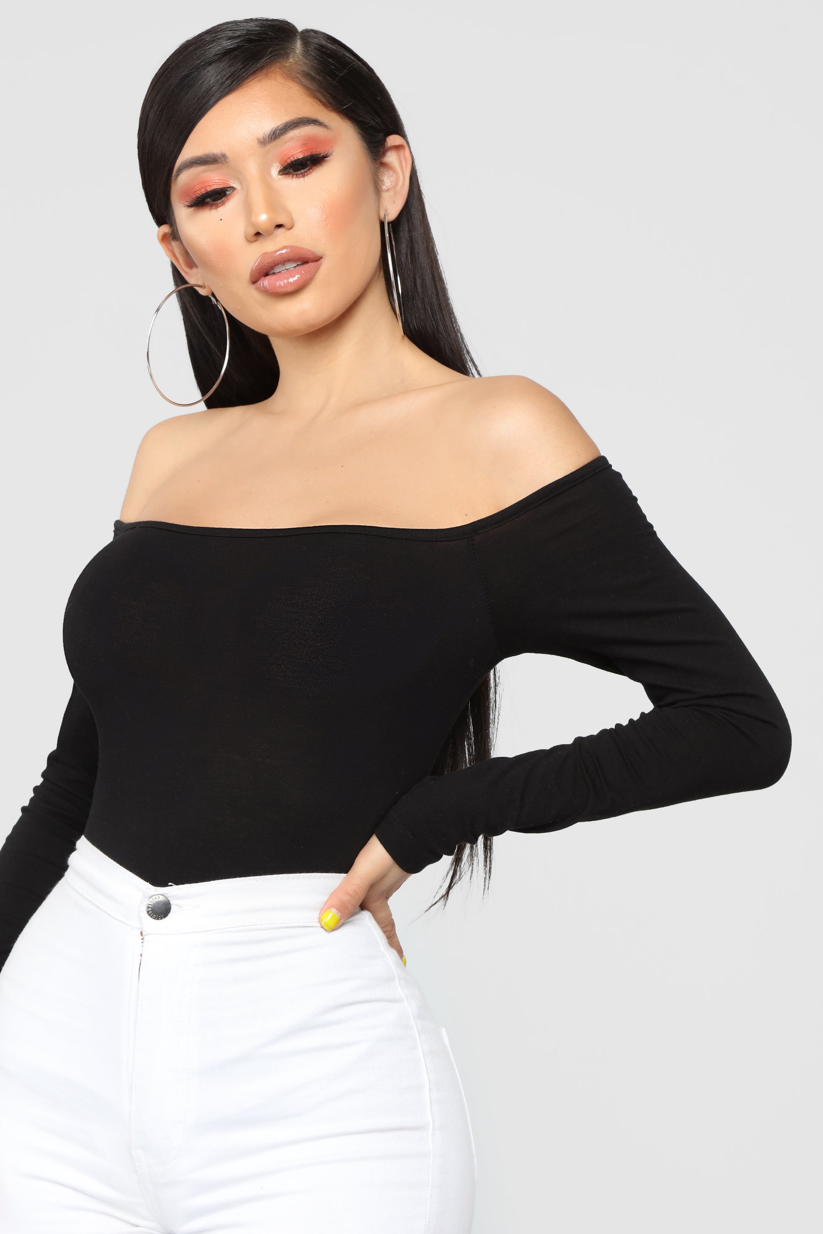 Off the shoulder top fashion nova deals