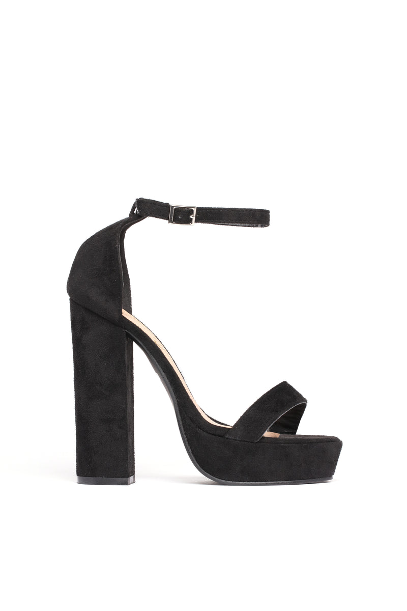 Raised Right Heel - Black | Fashion Nova, Shoes | Fashion Nova