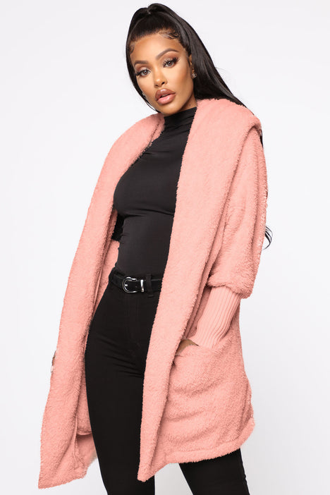 Blush discount teddy jacket