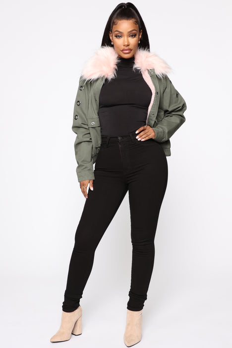 Fashion nova oh store baby utility jacket