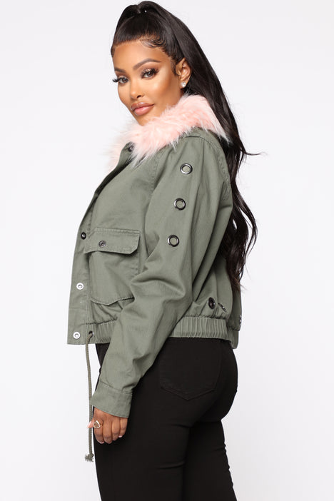 Fashion nova utility jacket store