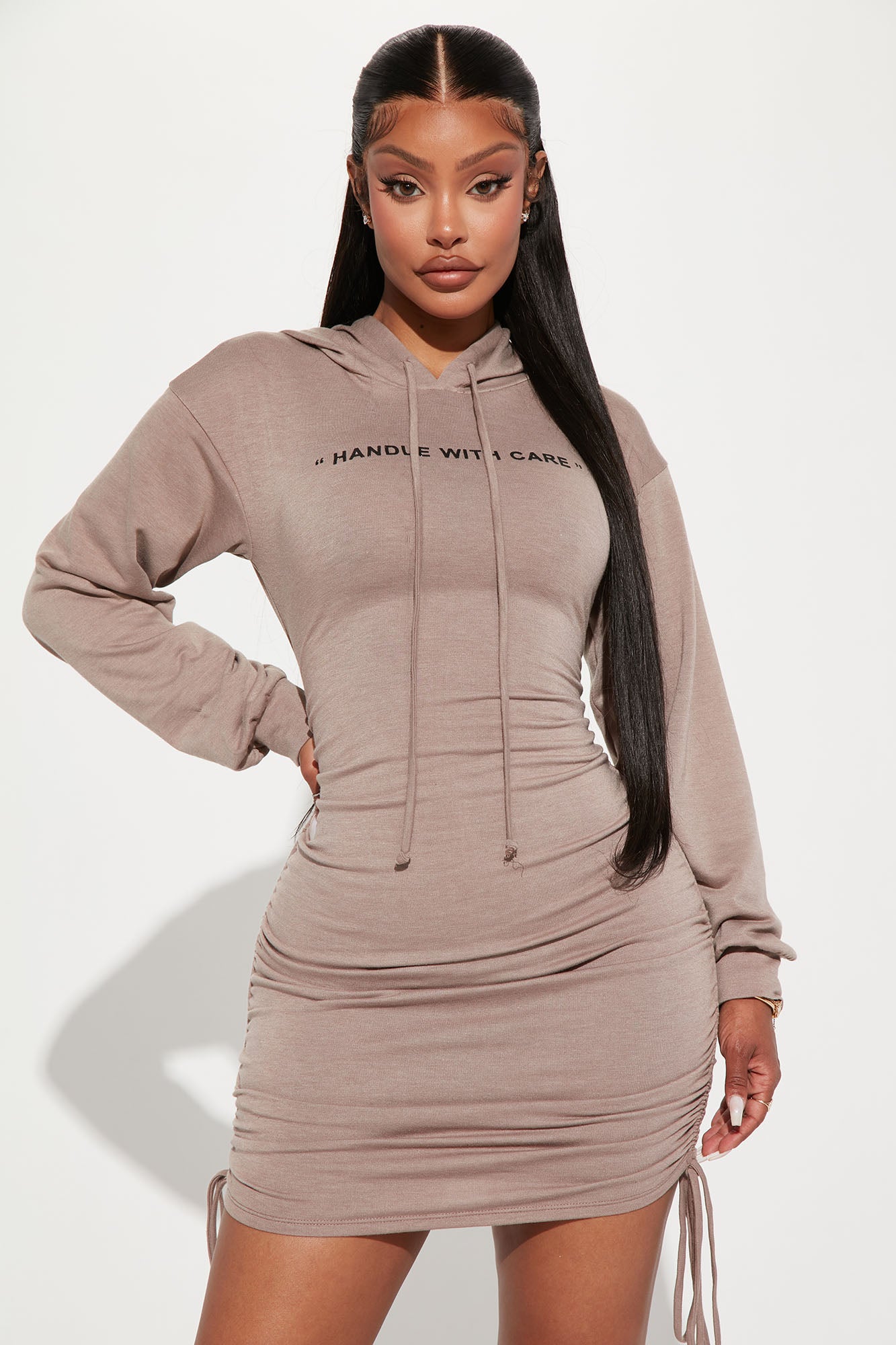 Fashion nova sale sweatshirt dress