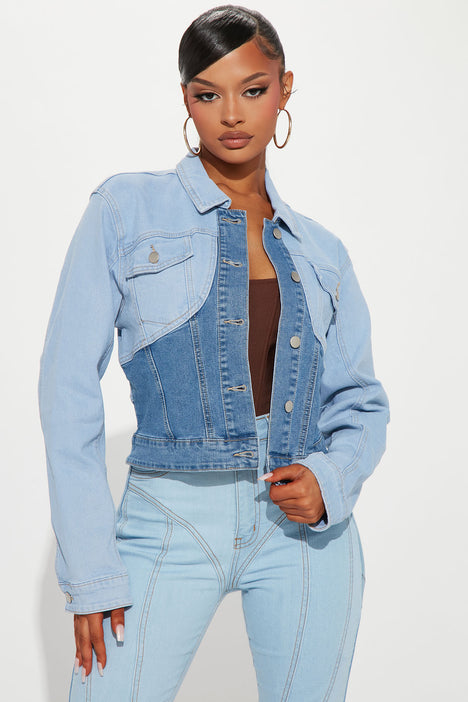 Tres Chic Denim Jacket Light Blue Fashion Nova Jackets