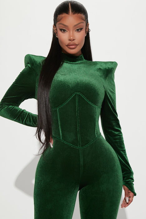 Velour jumpsuit fashion nova new arrivals