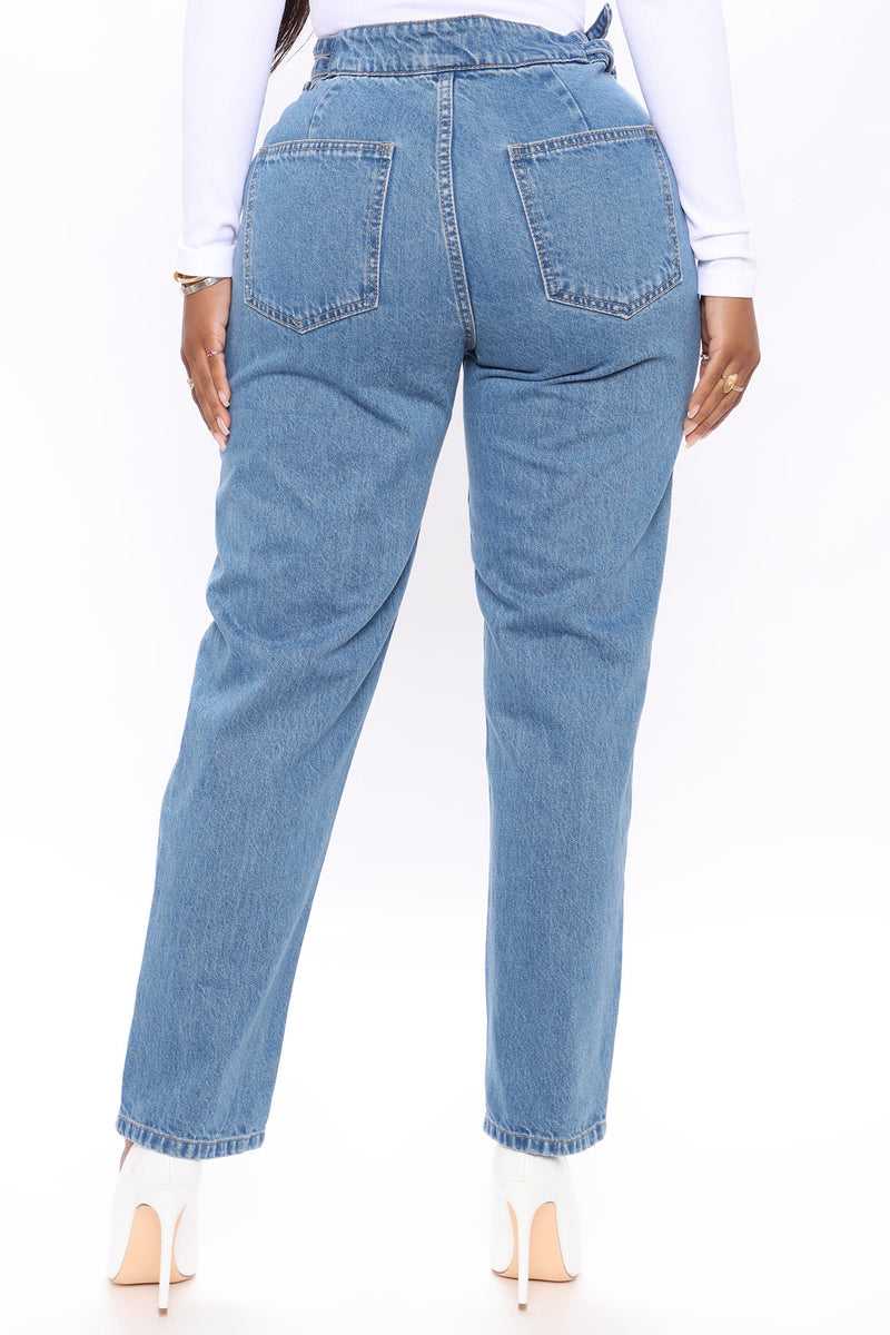 Tighten Up Mom Jeans - Light Blue Wash | Fashion Nova, Jeans | Fashion Nova
