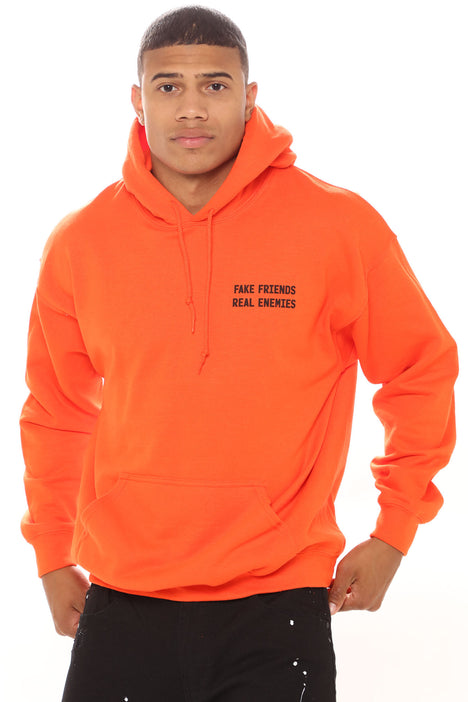 Friends Vs Enemies Hoodie Orange