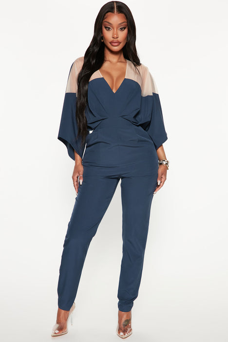 Weekend Feels Jumpsuit Navy