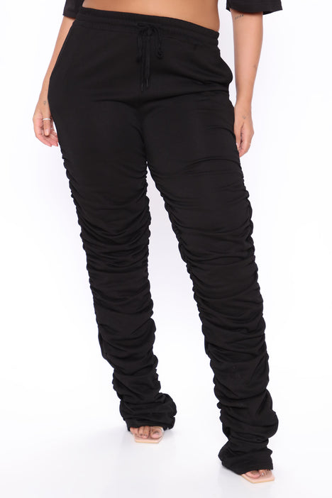 Stacked sweats store fashion nova