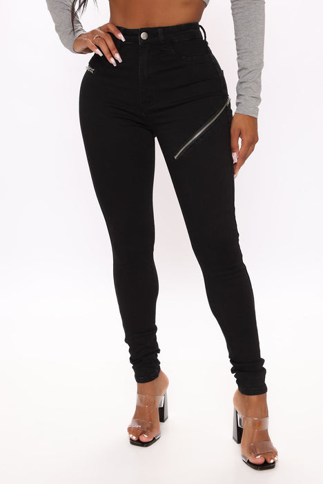 Fashion nova hot sale zipper jeans