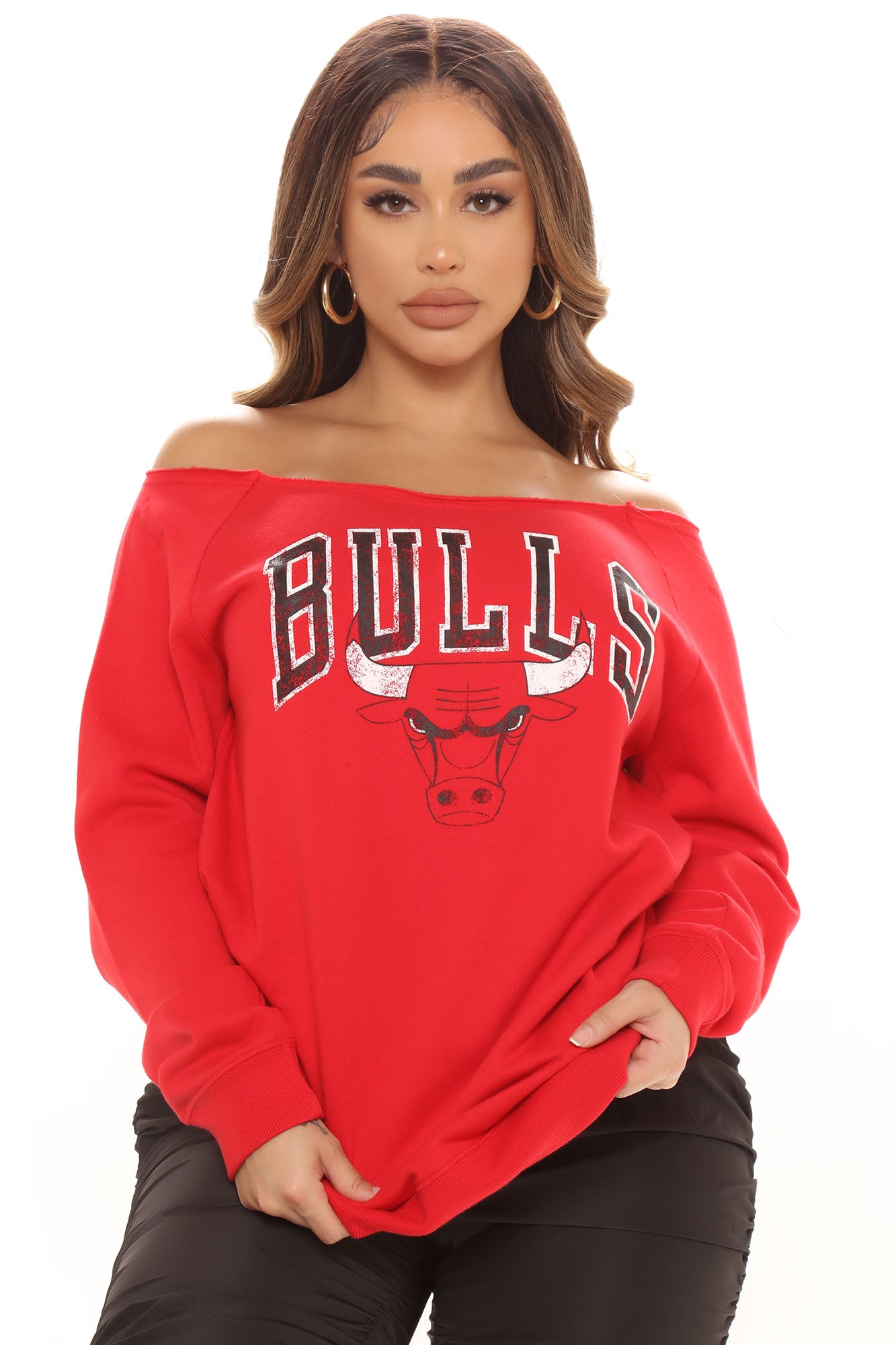 Chicago Bulls Post Up Hoodie - Sand, Fashion Nova, Mens Graphic Tees