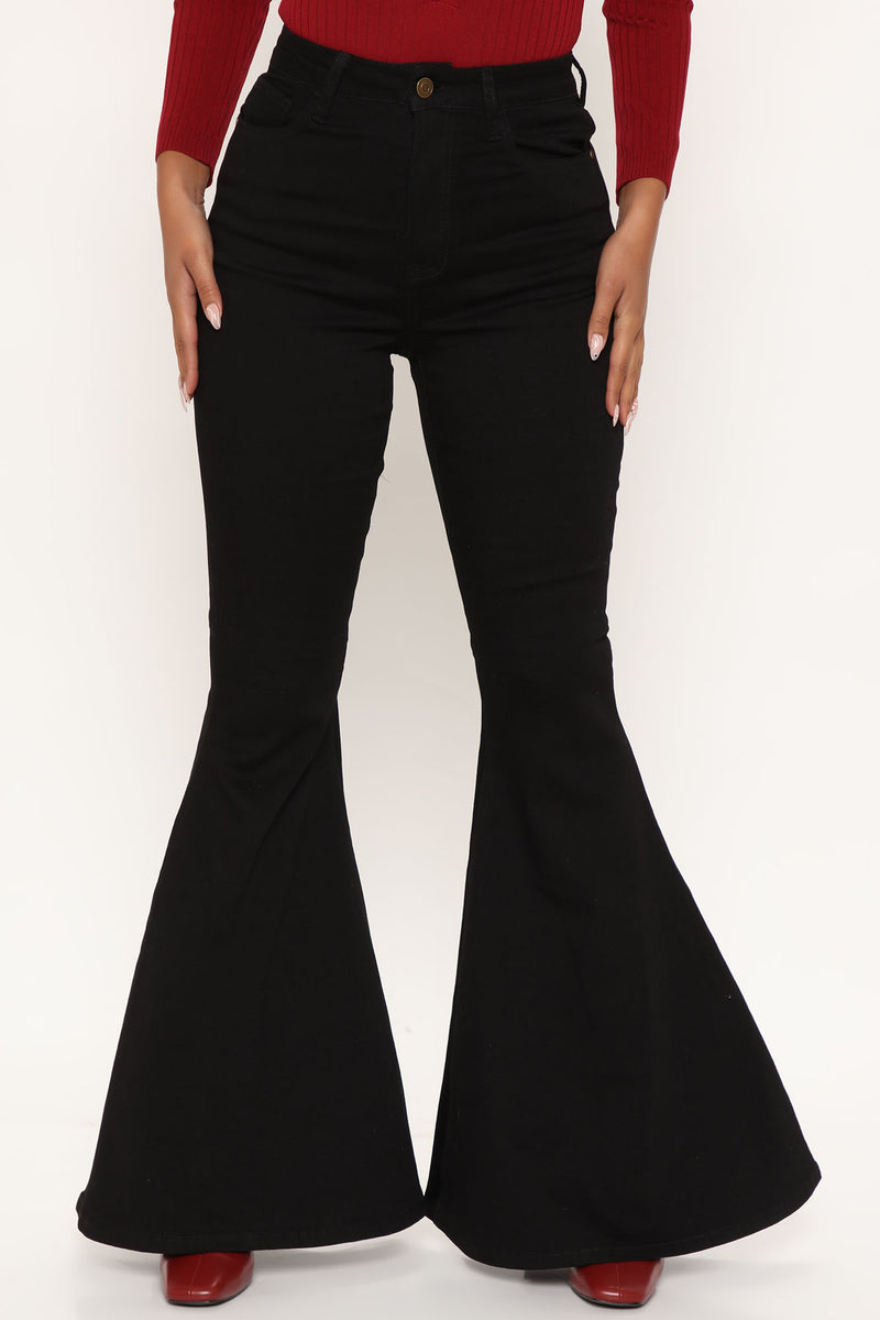 Coraline High Rise Super Flare Jeans - Black | Fashion Nova, Jeans ...