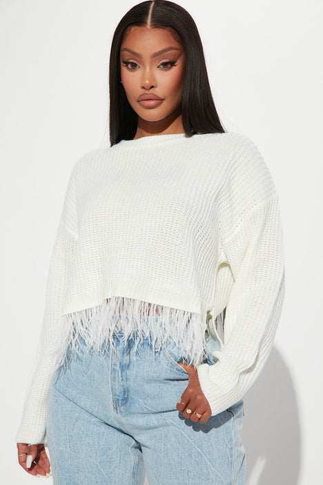 Fashion nova hotsell white jumper
