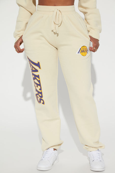 Lakers VIP Jogger Khaki Fashion Nova Screens Tops and Bottoms