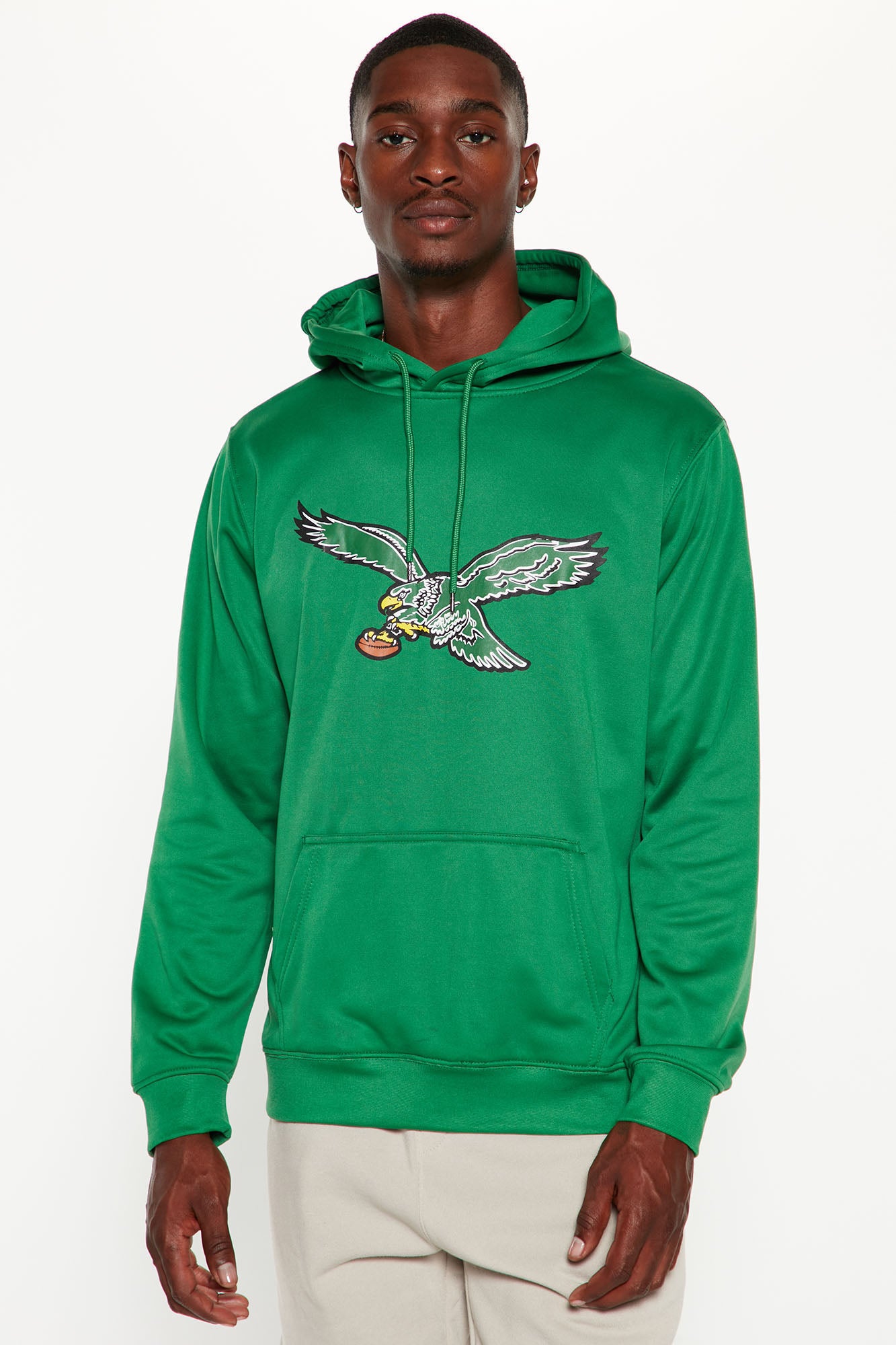 Philadelphia Eagles Vintage Hoodie - Green, Fashion Nova, Mens Graphic  Tees