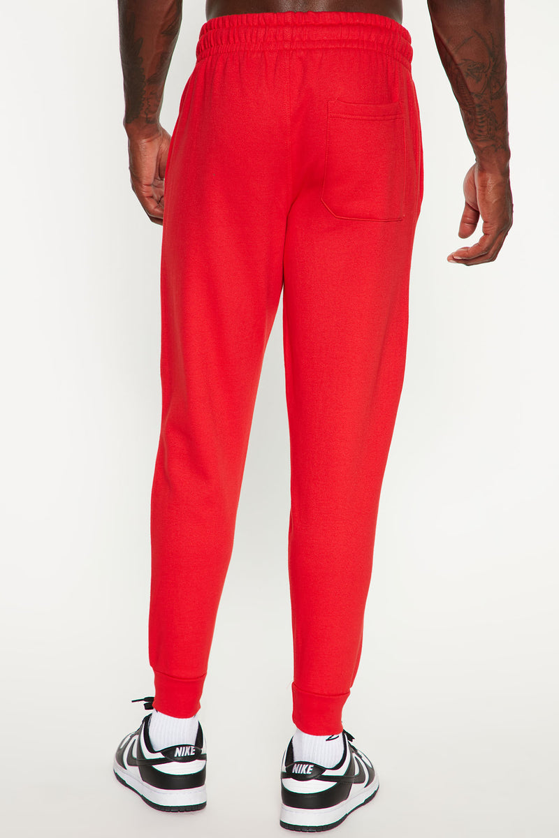 That's Wild Jogger - Red | Fashion Nova, Mens Fleece Bottoms | Fashion Nova