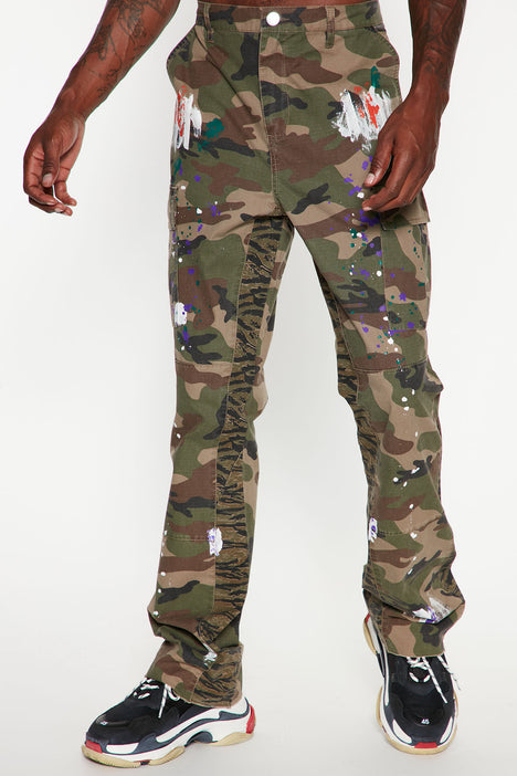 Army fatigue flare pants online