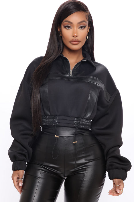 Street Style Babe Cropped Jacket Black Fashion Nova Jackets