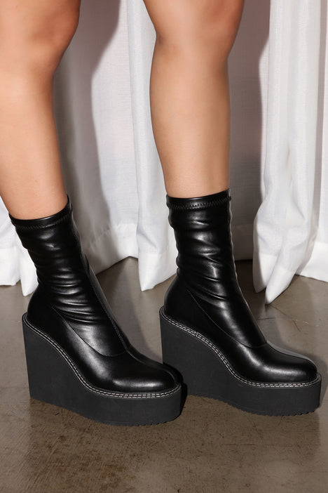 Wedge boots near sales me