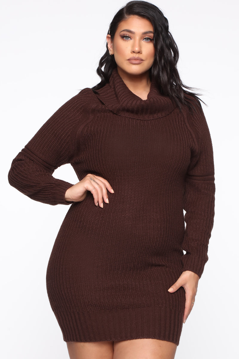 Fighting The Truth Sweater Dress - Brown | Fashion Nova, Dresses ...