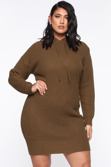 All In Sweater Dress Olive Fashion Nova Dresses Fashion Nova