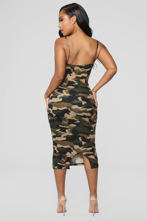 Fashion nova camo dress new arrivals