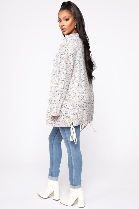 Rainbow sale speckled sweater