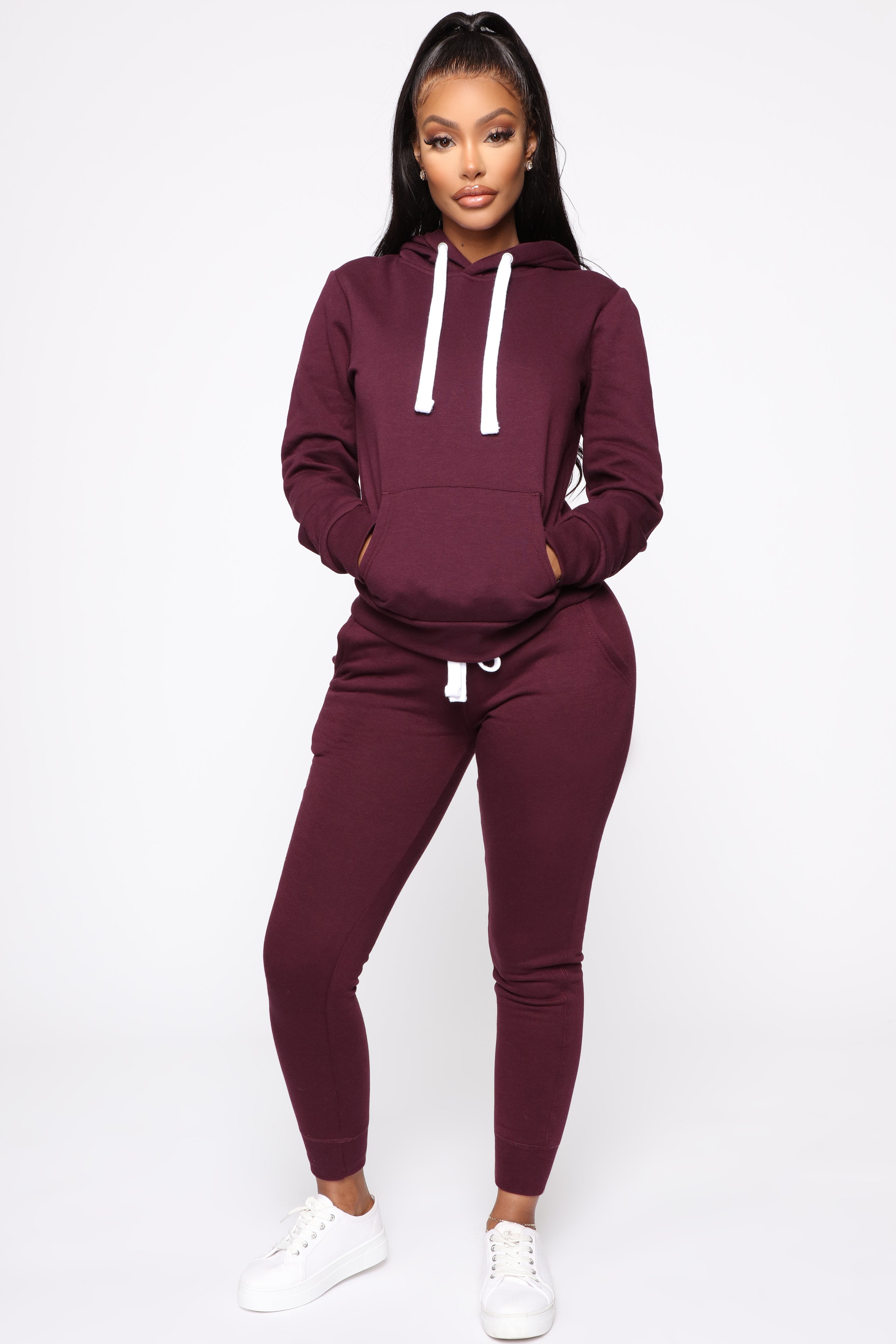 Women's Plum Joggers, Plum Sweatpants