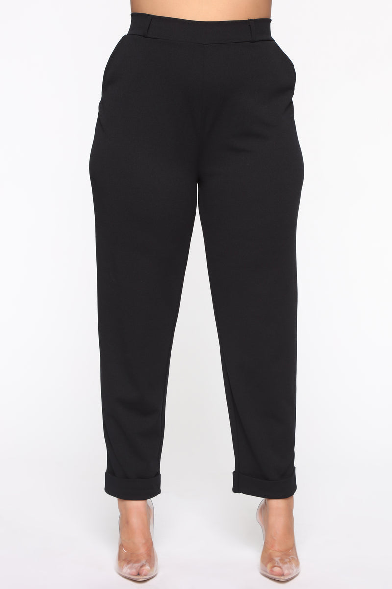 Level Headed Thinkin' Pants - Black | Fashion Nova, Pants | Fashion Nova