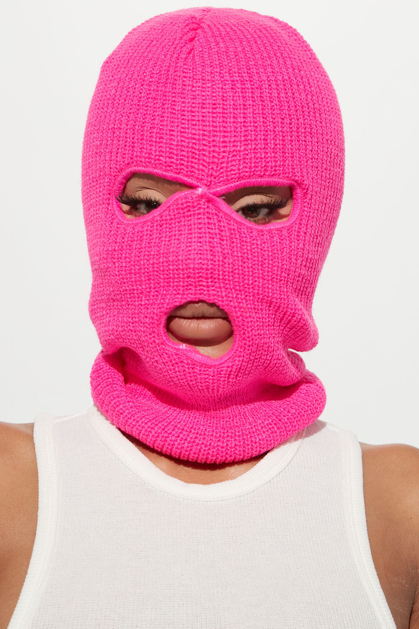 Hot Pink Ski Mask