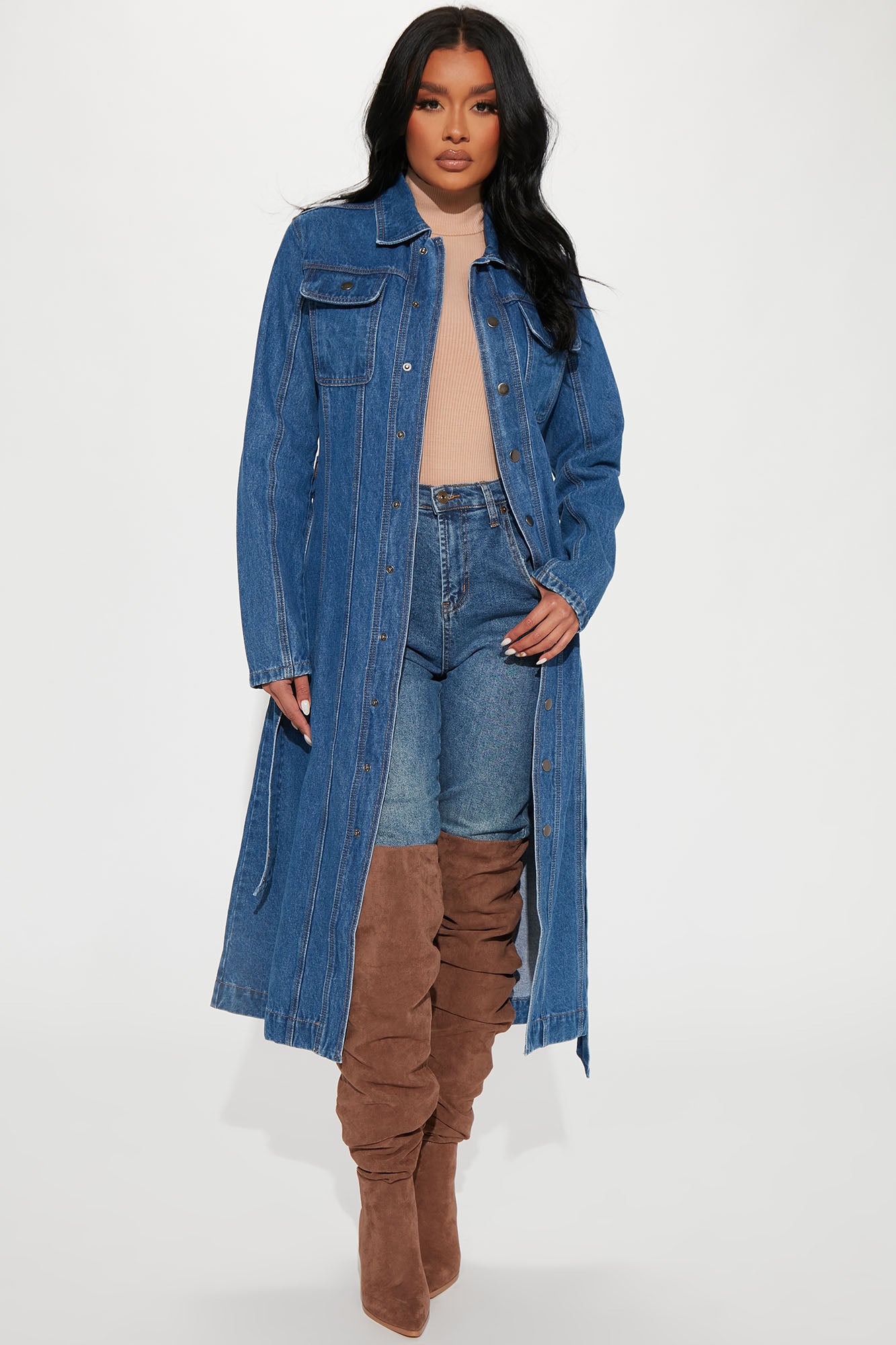 Jean jacket 2024 trench coat