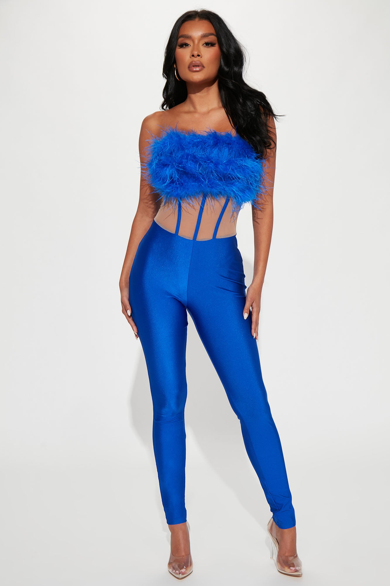 Fashion nova royal blue jumpsuit sales