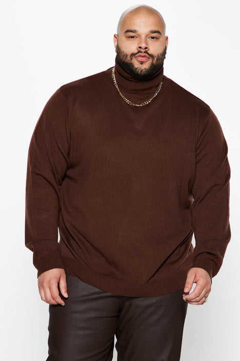 DeAngelo Turtleneck Sweater Chocolate