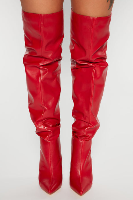 Thigh high clearance boots near me
