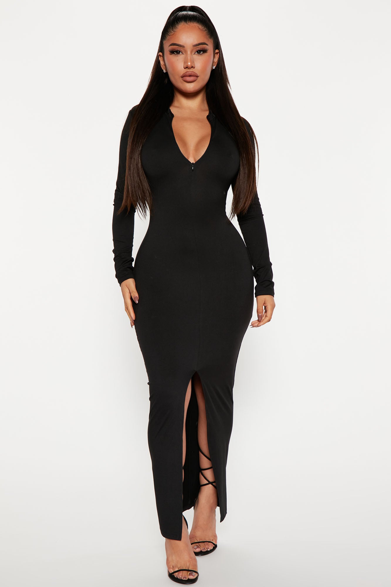 Full coverage maxi dress sales fashion nova