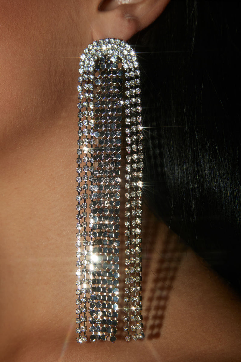 Timeless Moment Earrings - Silver | Fashion Nova, Jewelry | Fashion Nova