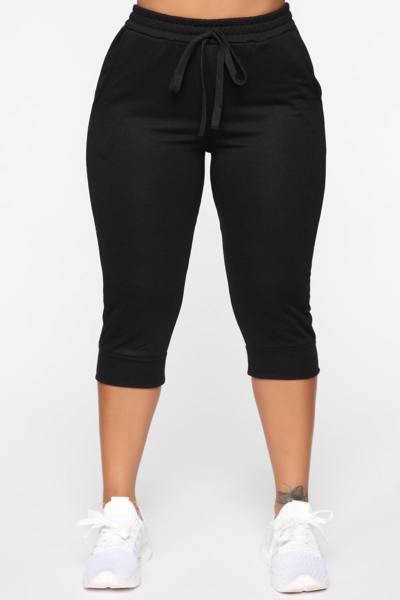 See You In The Morning Crop Jogger - Black | Fashion Nova, Pants ...
