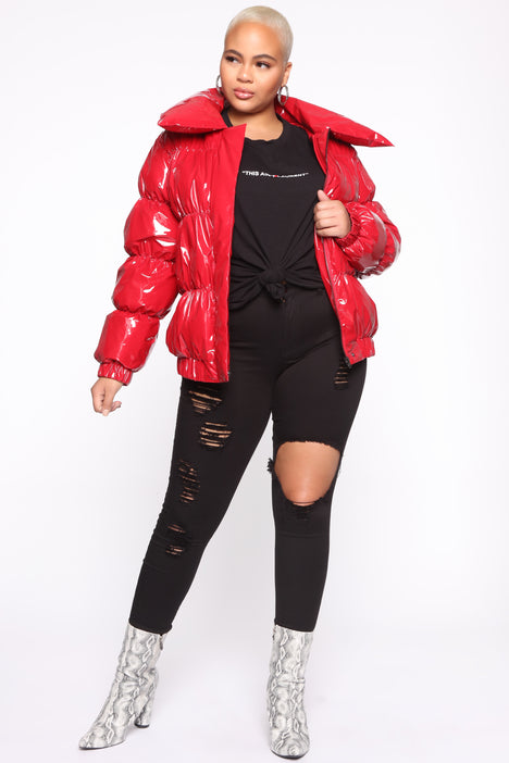 Rehab puffer jacket fashion nova discount
