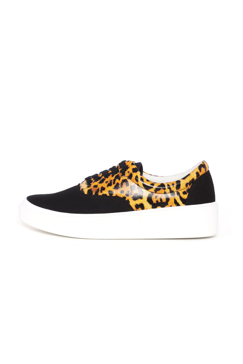 Zane Drippin' Leopard Sneaker - Black/combo | Fashion Nova, Mens Shoes ...