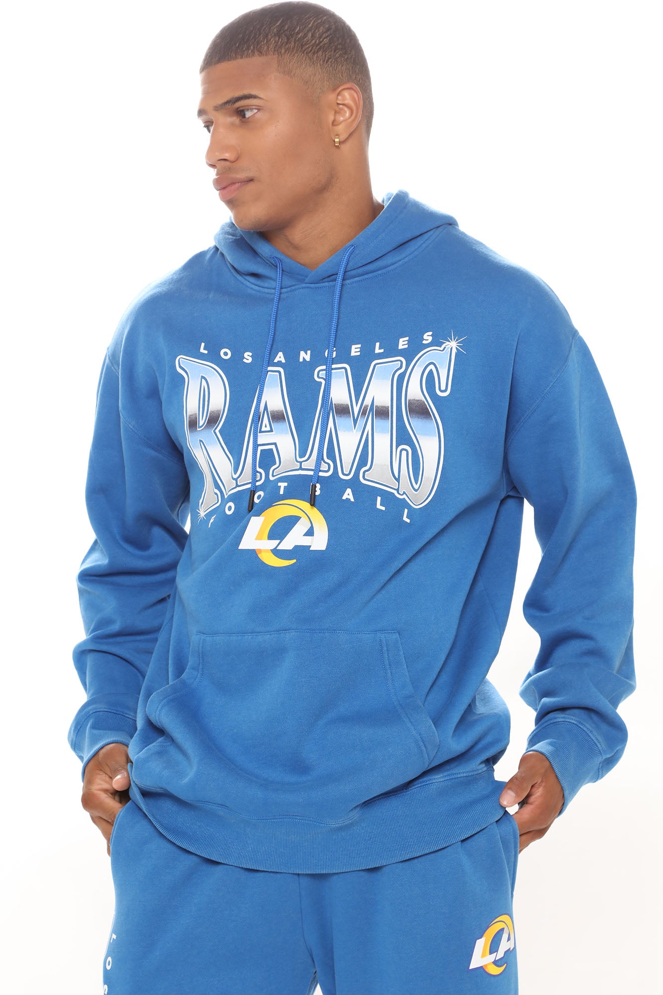 los angeles rams vintage hoodie