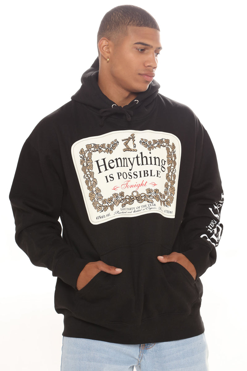 Hennything Is Possible Hoodie - Black | Fashion Nova, Mens Graphic Tees ...