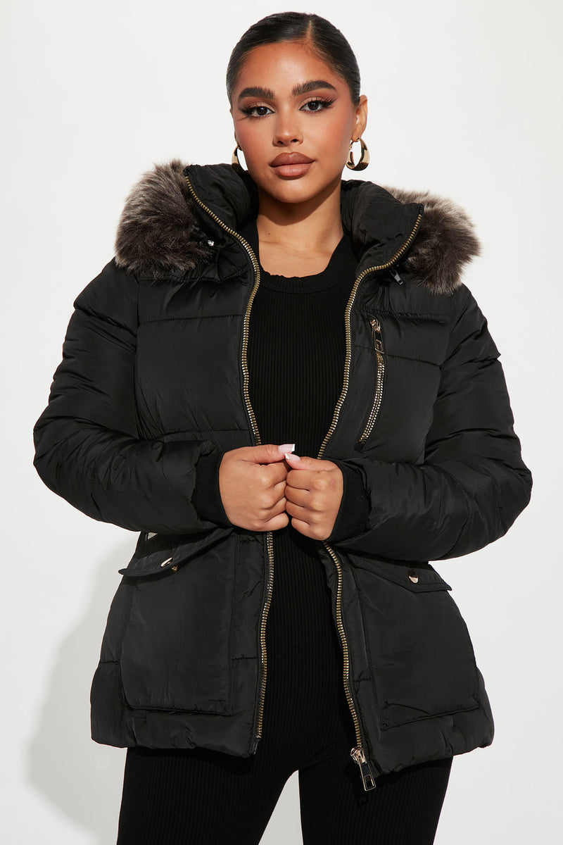Cool Vibes Puffer Coat - Black | Fashion Nova, Jackets & Coats ...