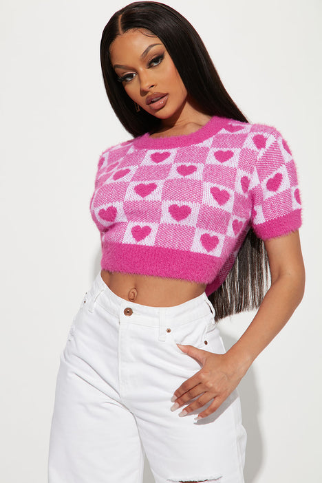 Fuzzy sweater top deals