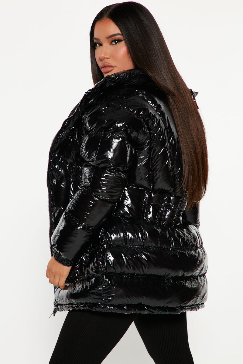 Hype Me Up Puffer Jacket - Black | Fashion Nova, Jackets & Coats ...