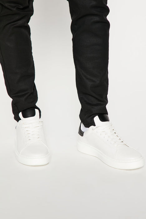 Look At Em' Sneakers - White/Black | Fashion Nova, Mens Shoes | Fashion Nova