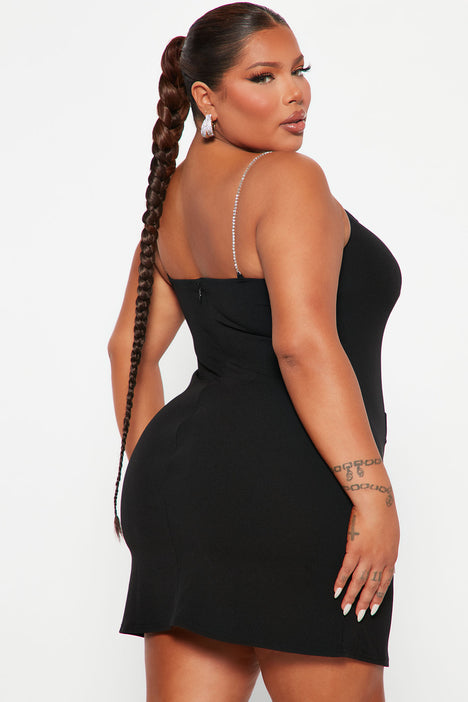 Cute short cheap black dress