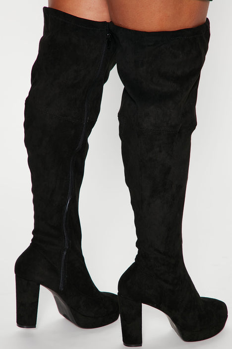 Fashion nova pretty in thigh high boots deals