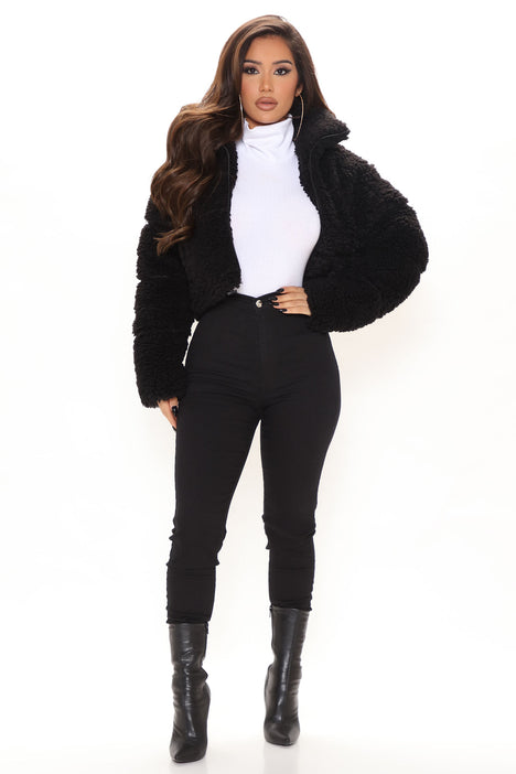 Teddy Or Not Puffer Jacket Black Fashion Nova Jackets Coats Fashion Nova